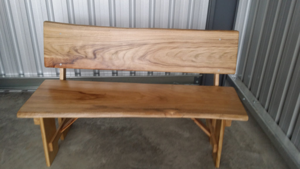 Solid Slab Redgum Bench Seat