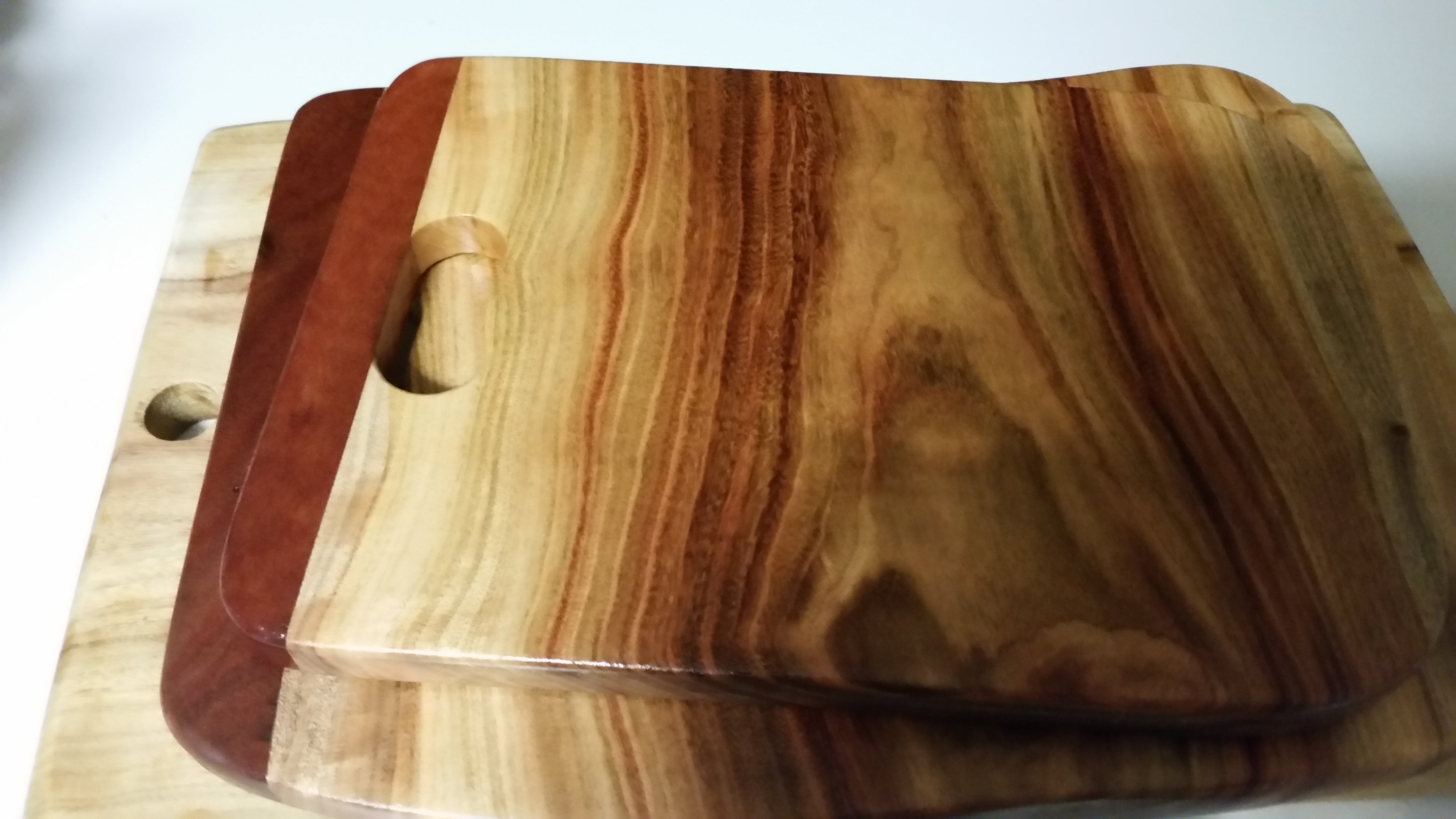 Camphor Laurel Cutting Boards with Redgum Ends