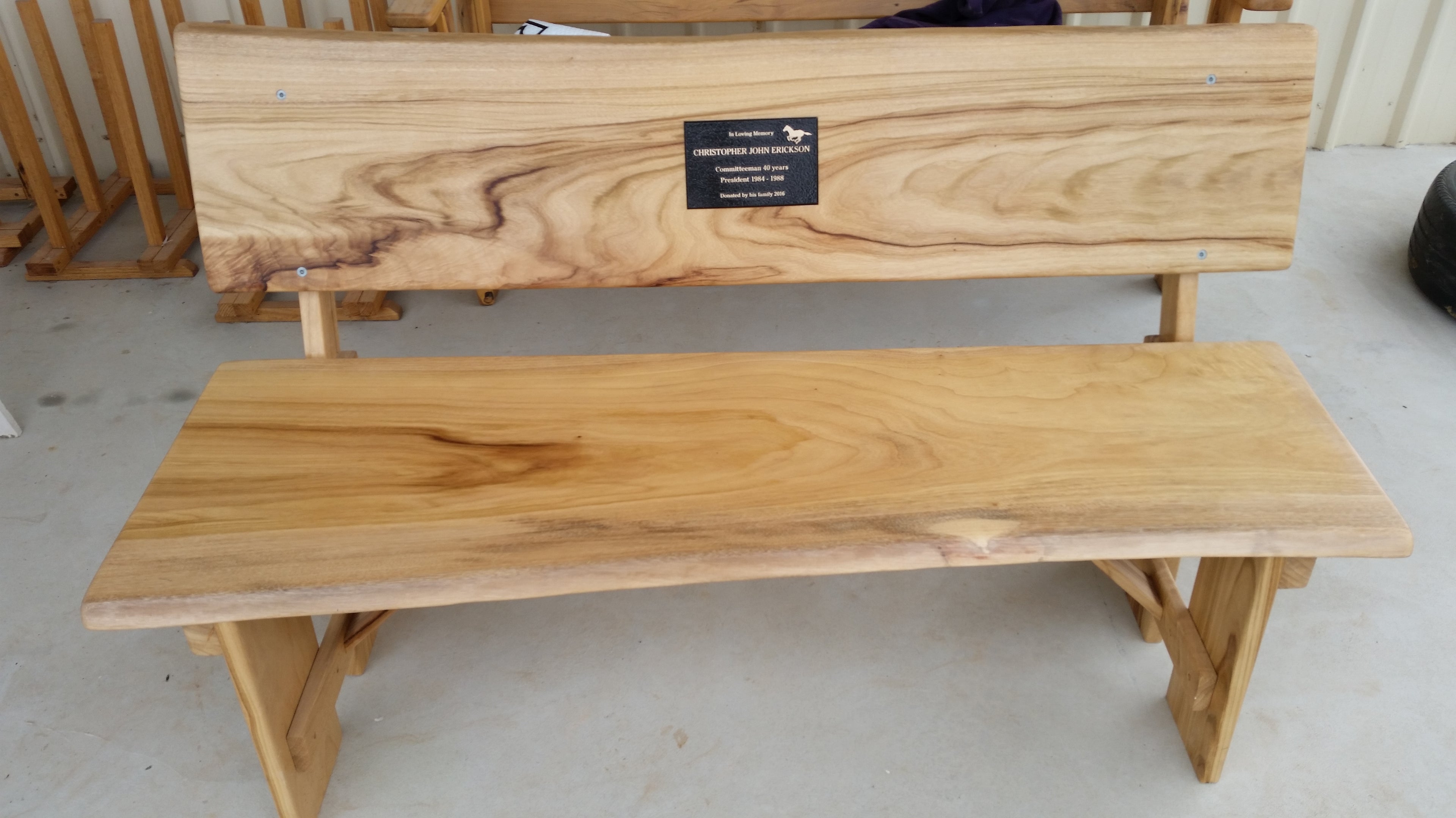 Camphor Laurel Bench Seat