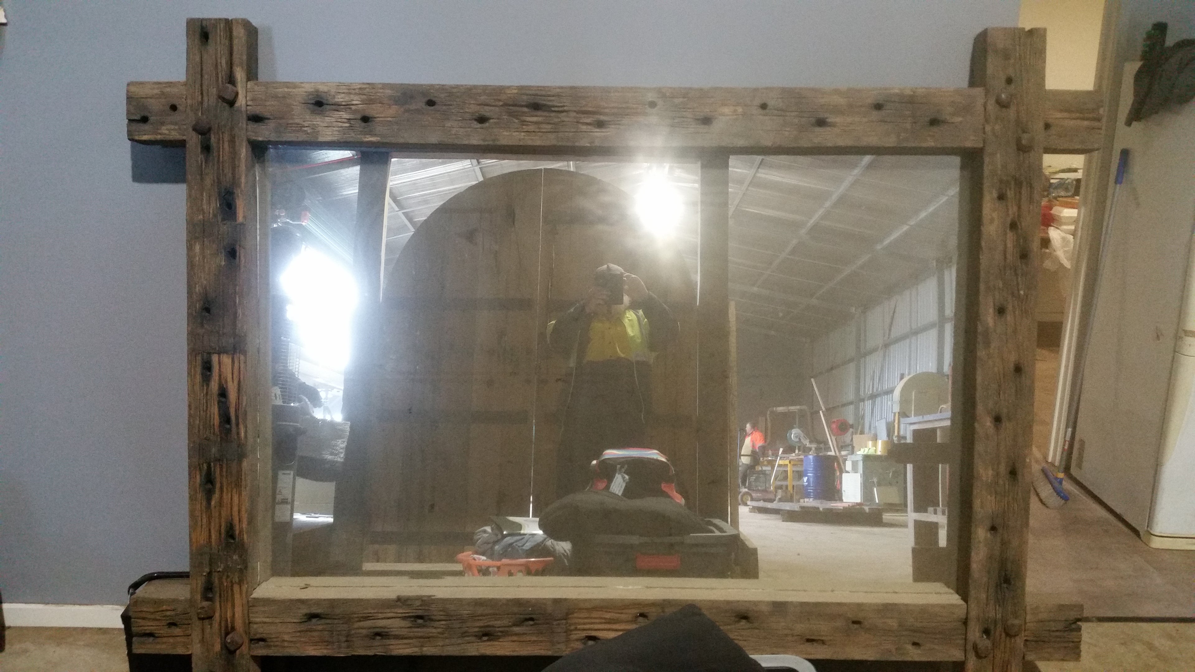 Bridge Beam Framed Mirrors