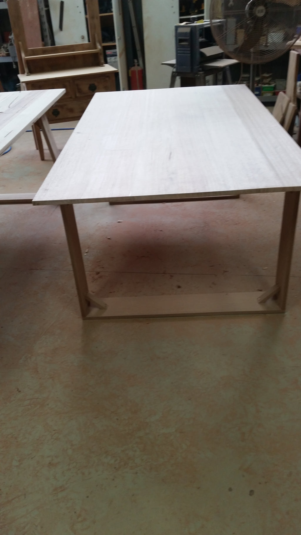 Recycled Victorian Ash Dining Table