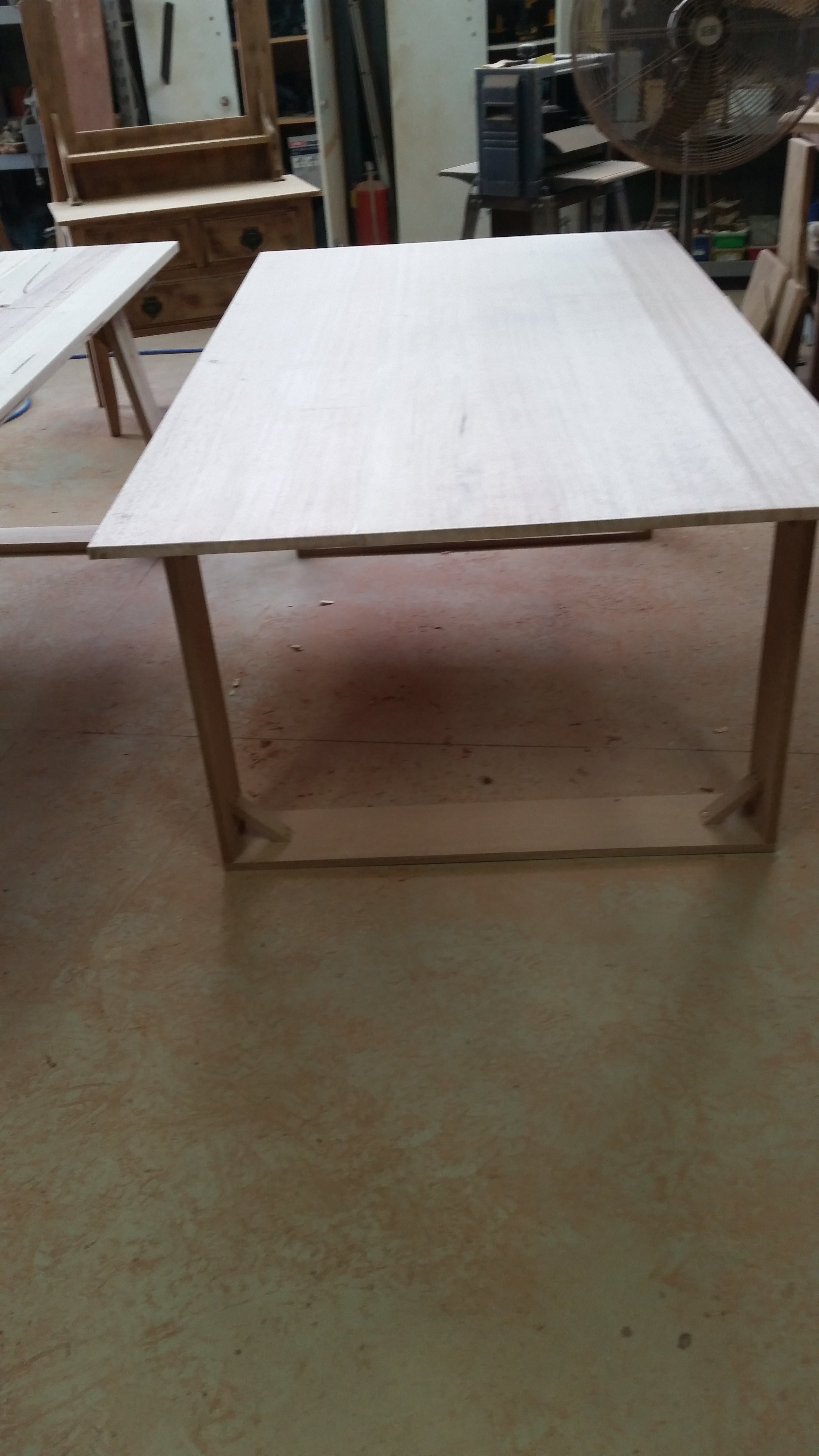 Recycled Victorian Ash Dining Table