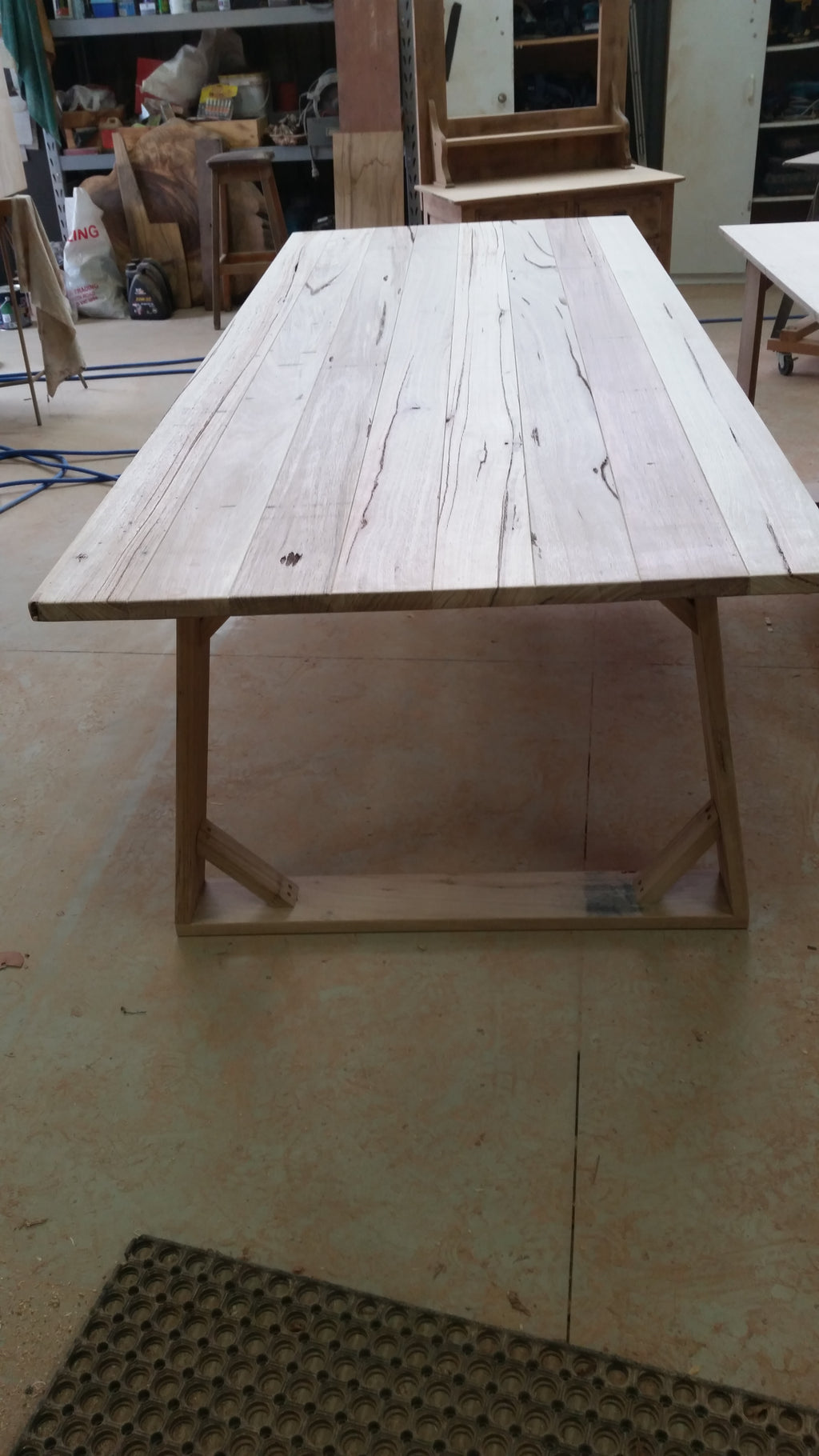 Recycled Victorian Ash Dining Table
