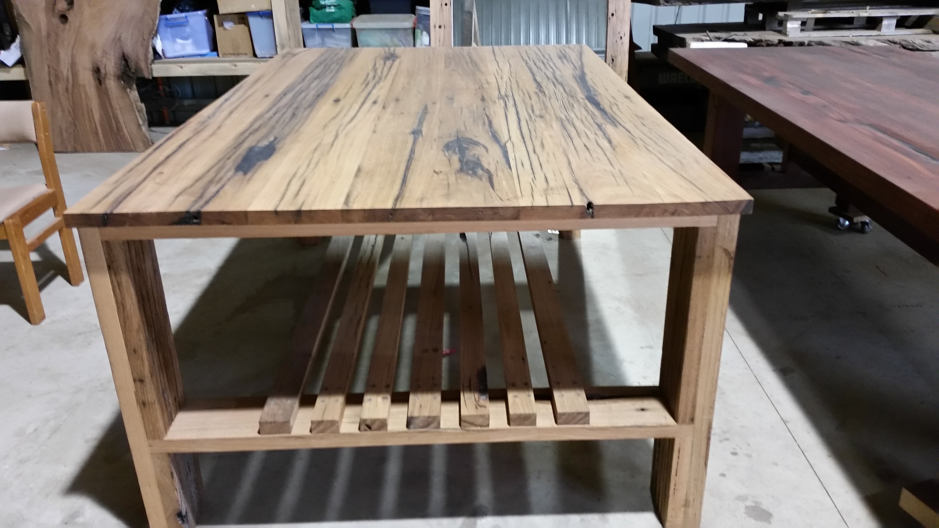 Recycled Victorian Ash Crafting Table