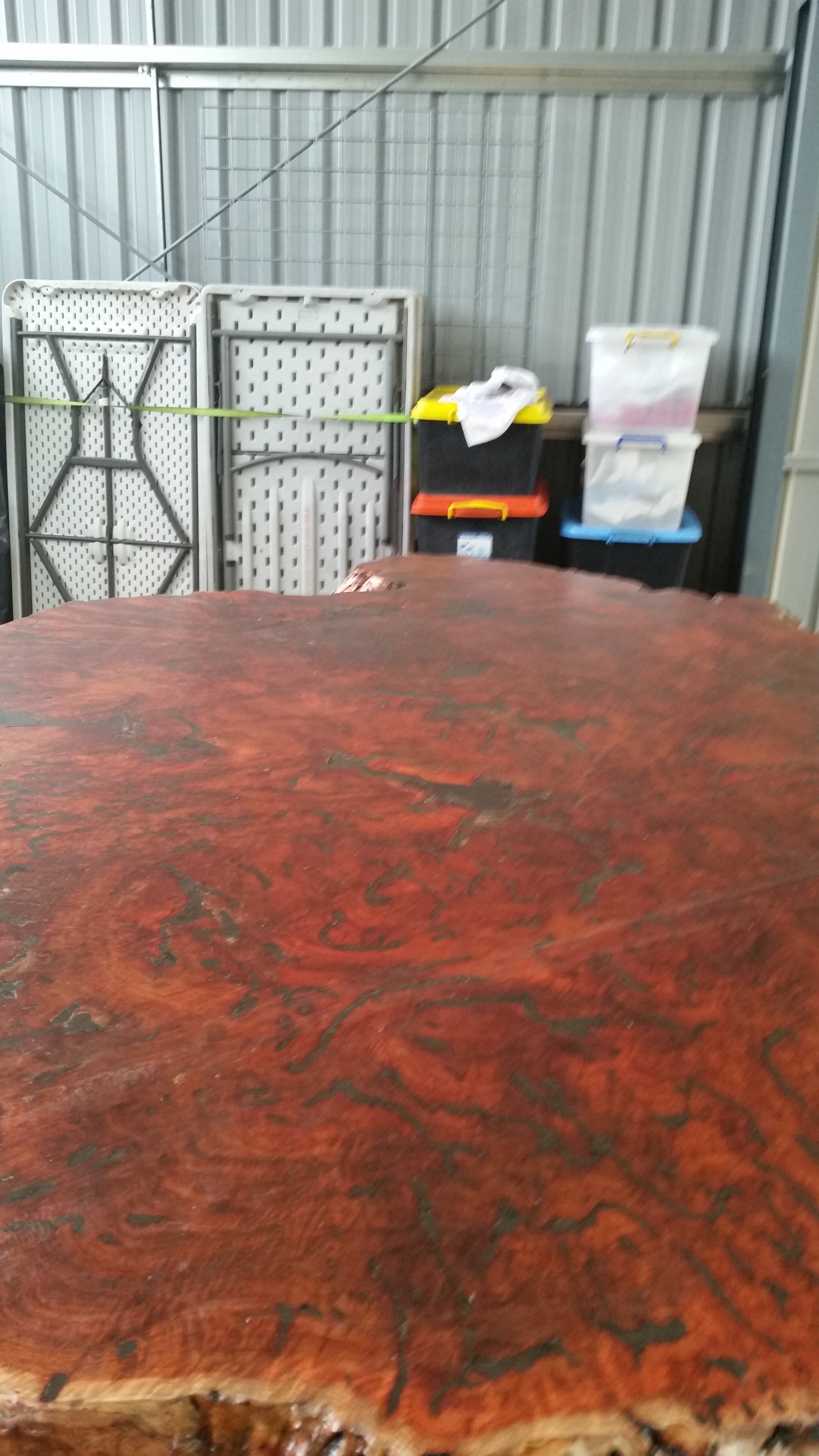 Redgum Burl Bar Table with Mallee Stump Base