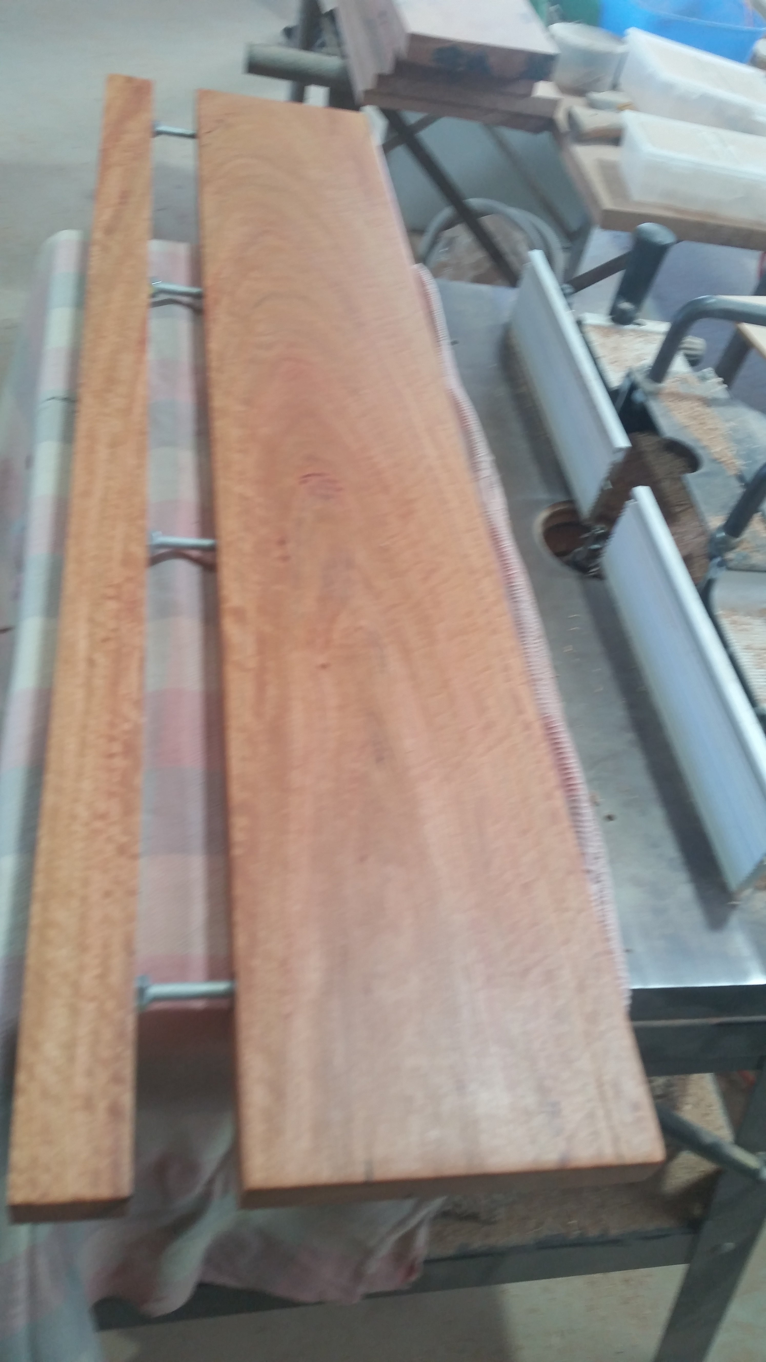 Redgum Floating Shelf