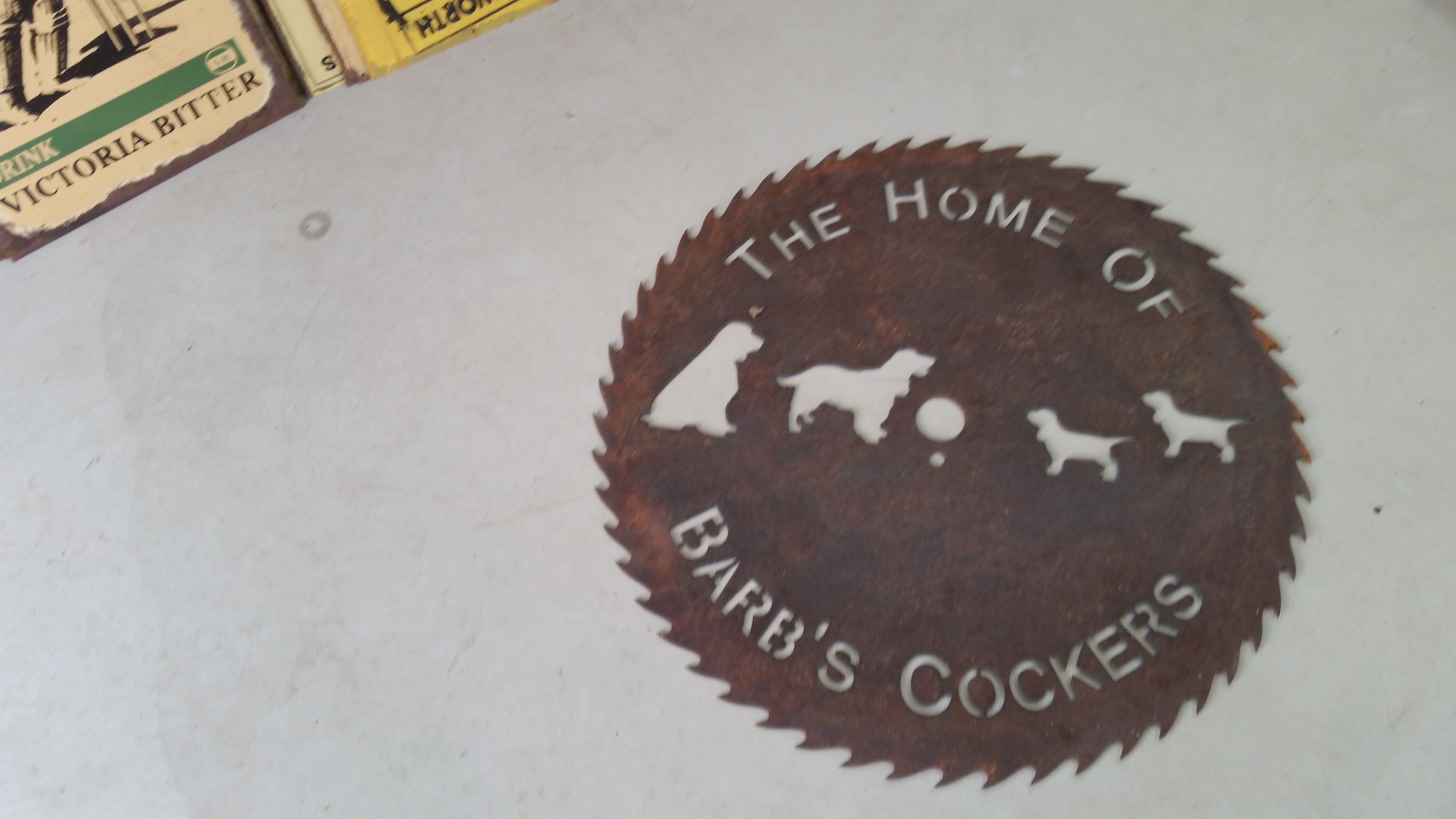 Plasma Cut Metal Signs