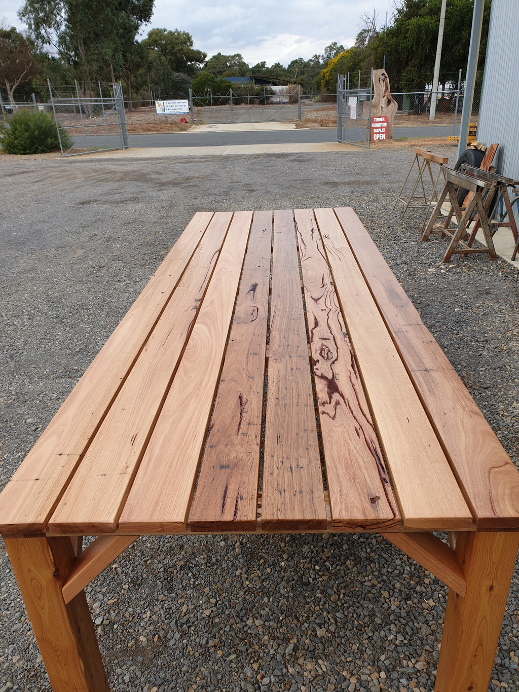 Recycled Victorian Ash Dining Table