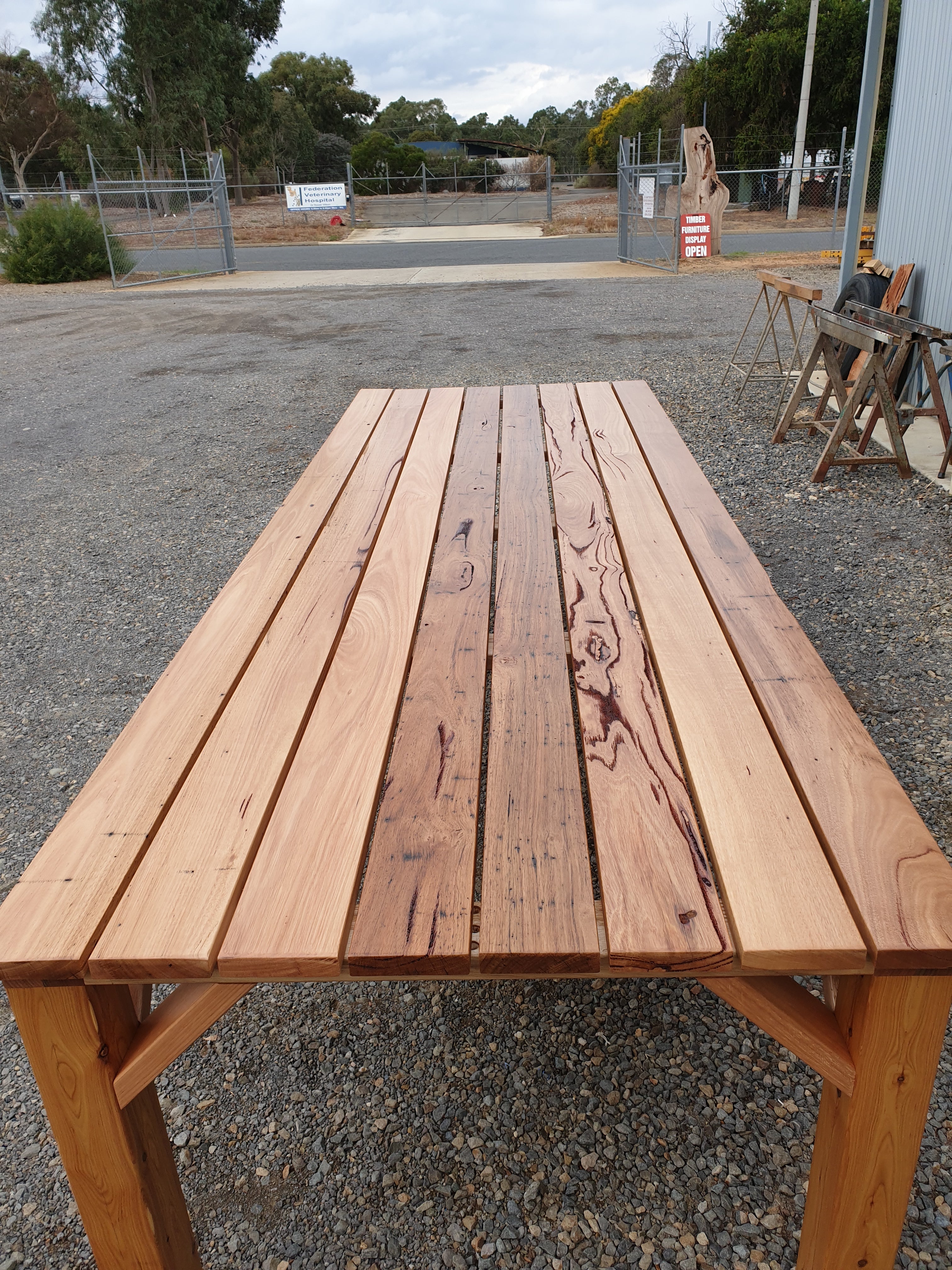 Recycled Victorian Ash Dining Table