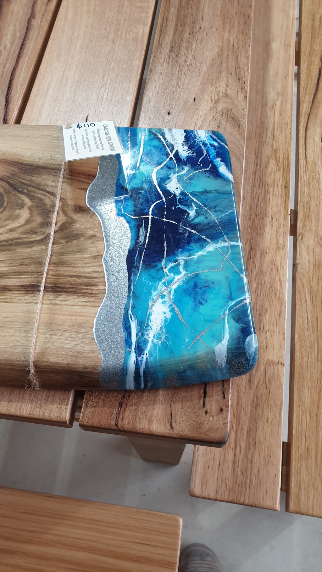 Camphor Laurel and Resin Cutting Boards