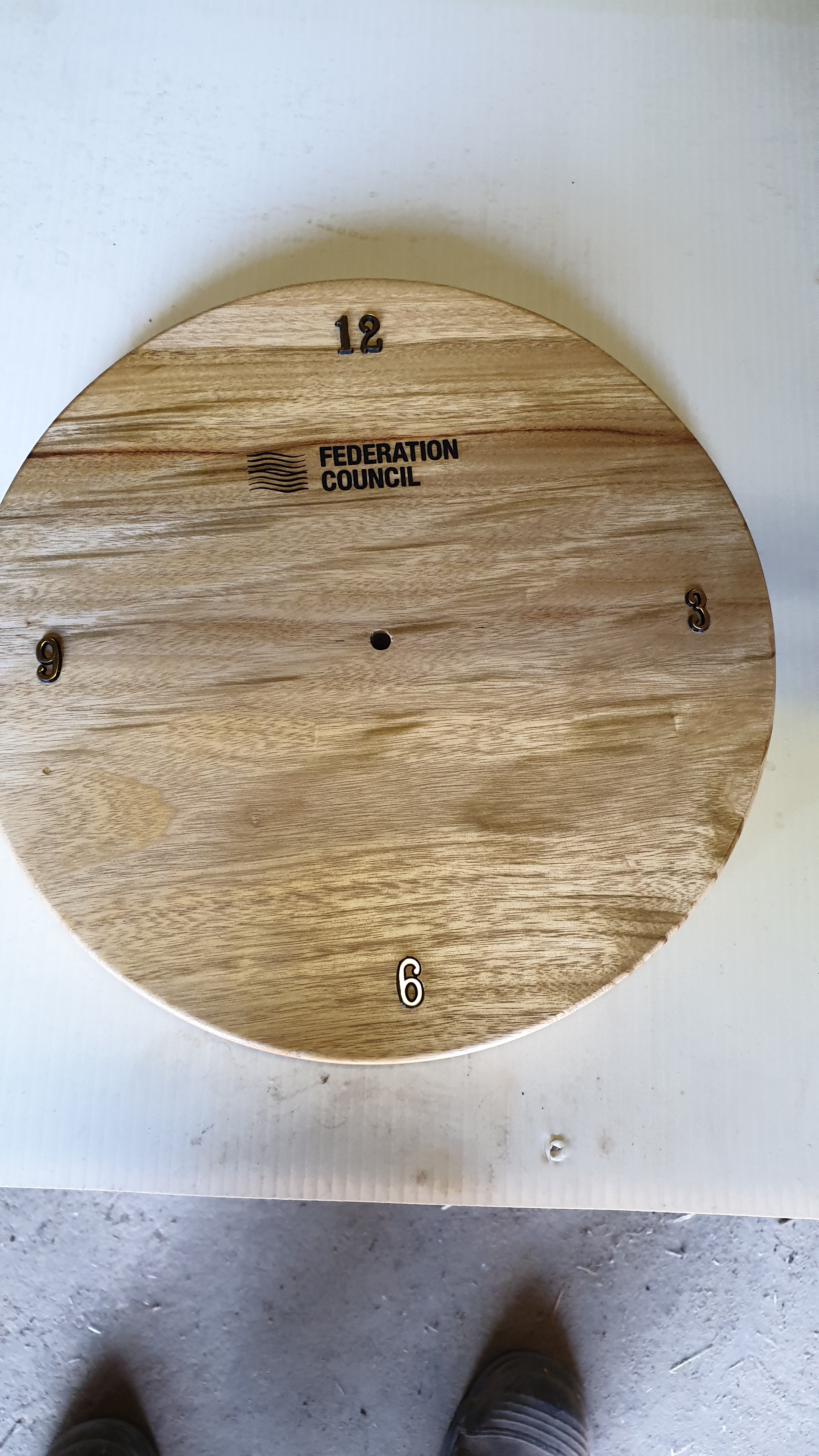 Camphor Laurel Clocks