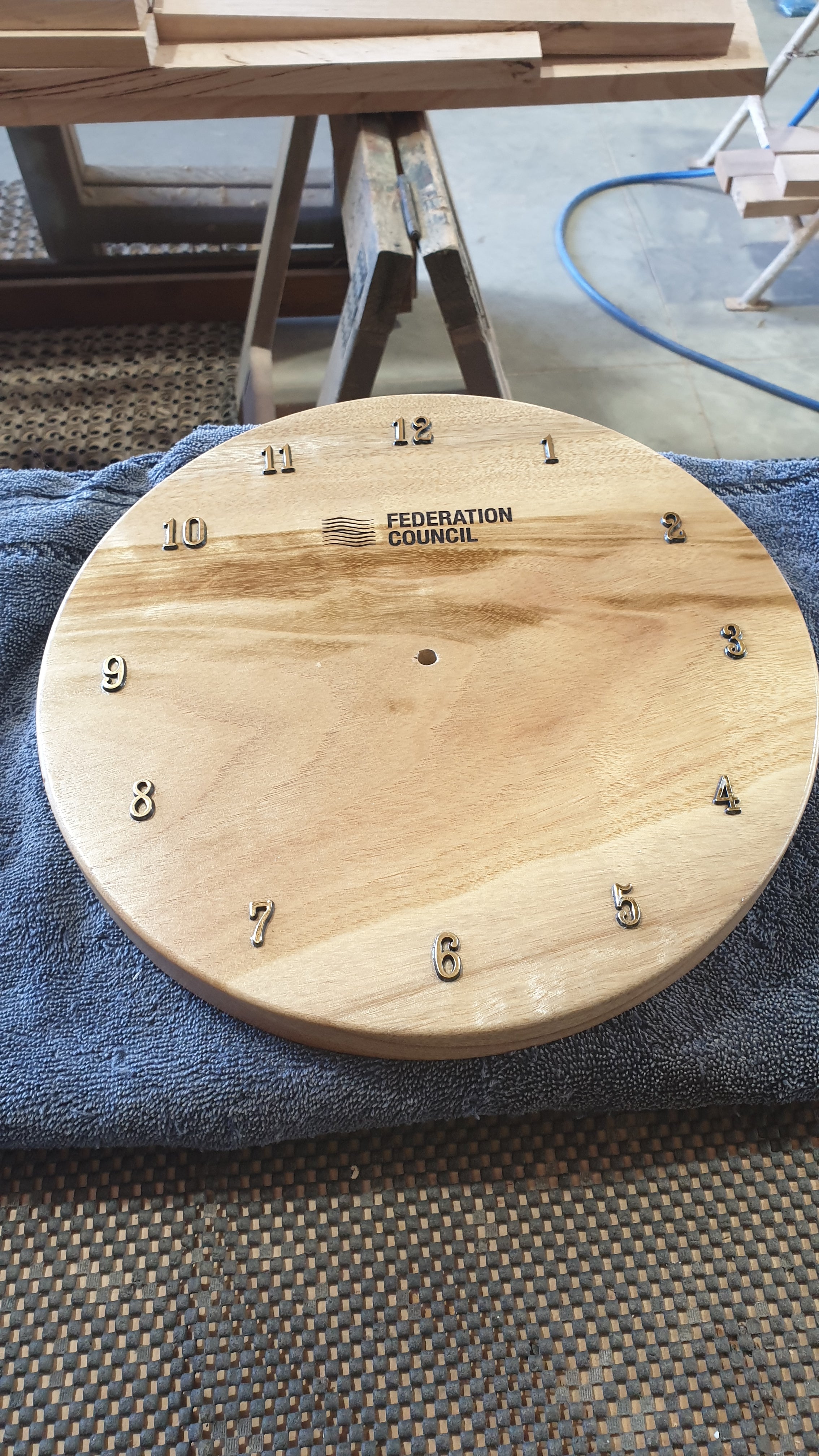 Camphor Laurel Clocks
