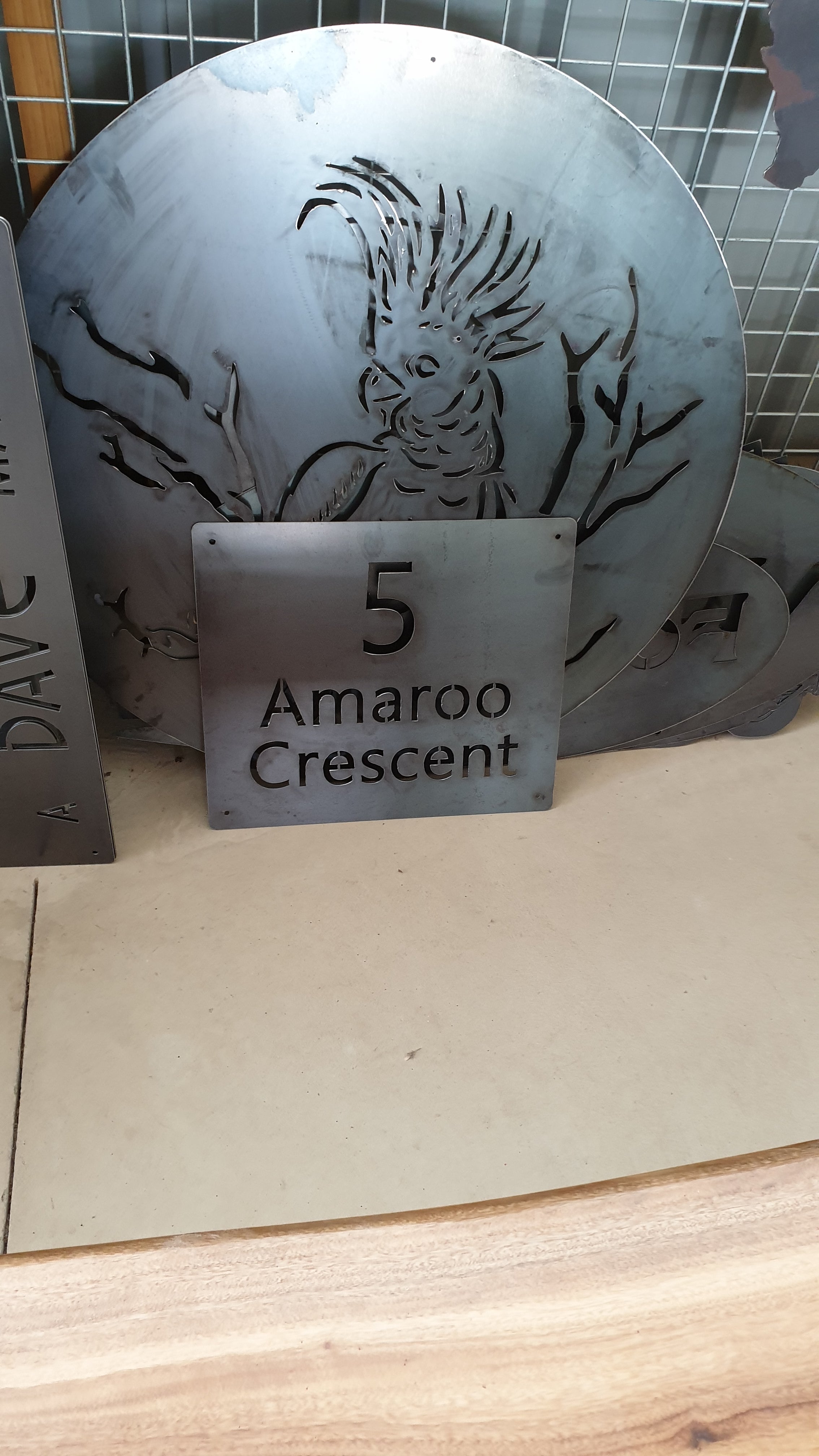 Plasma Cut Metal Signs