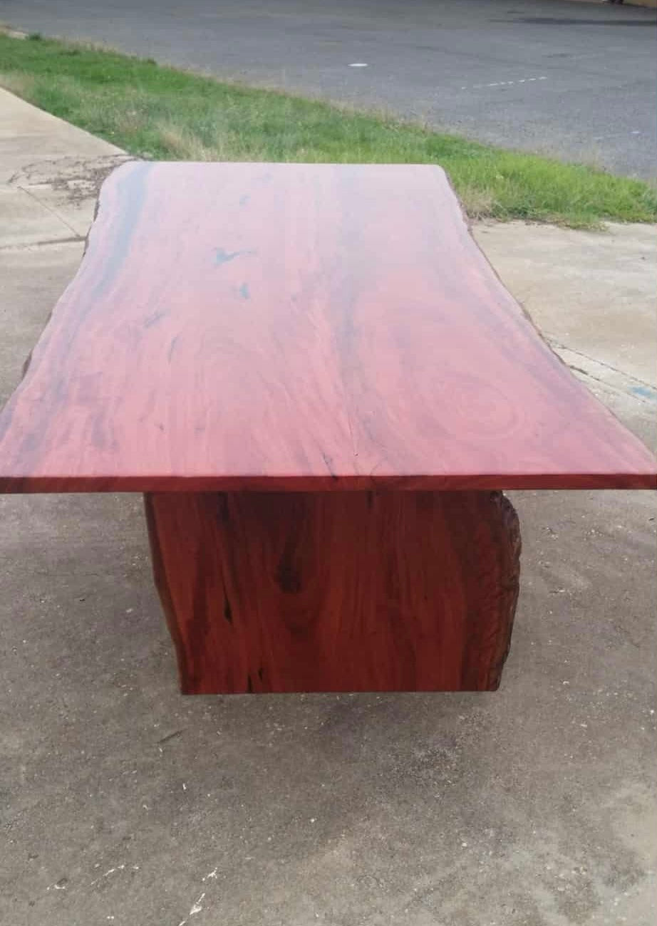 Handcrafted Redgum Slab Table
